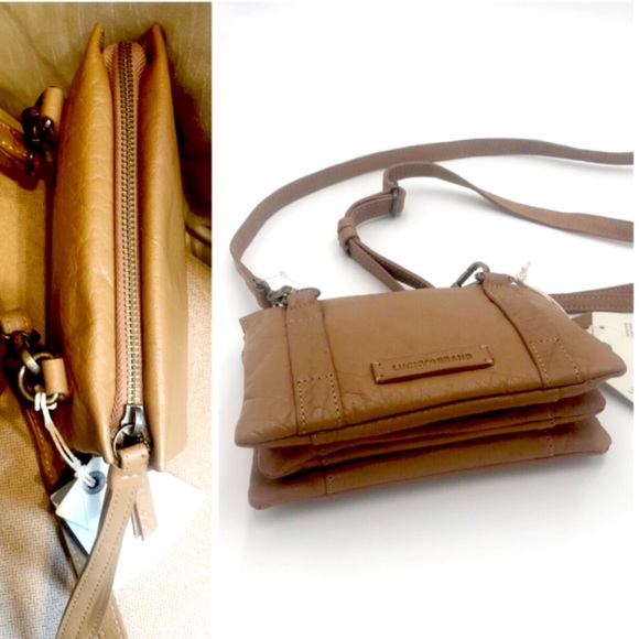 Lucky Brand🍀Genuine Leather Chira Convertible Bag - Picture 7 of 10